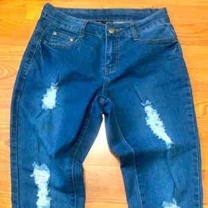 Mid-Wash Jeans